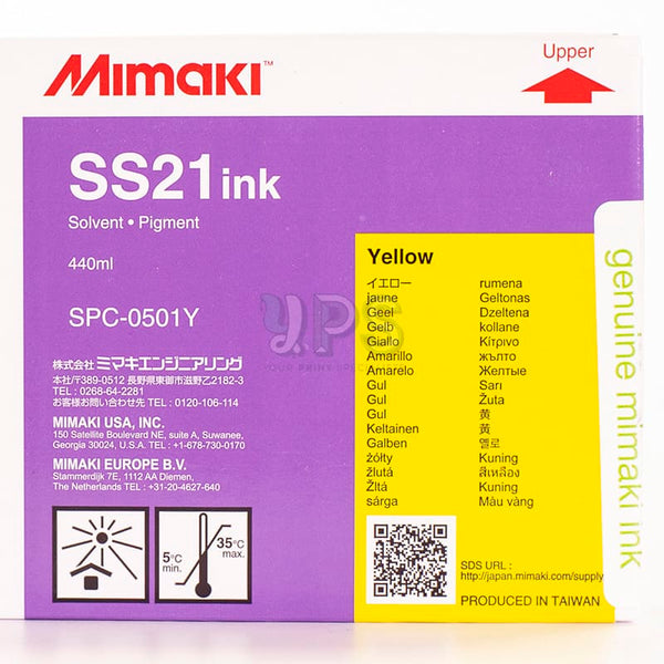 Mimaki SS21 Yellow 440ml Ink Cartridge – Your Print Specialists