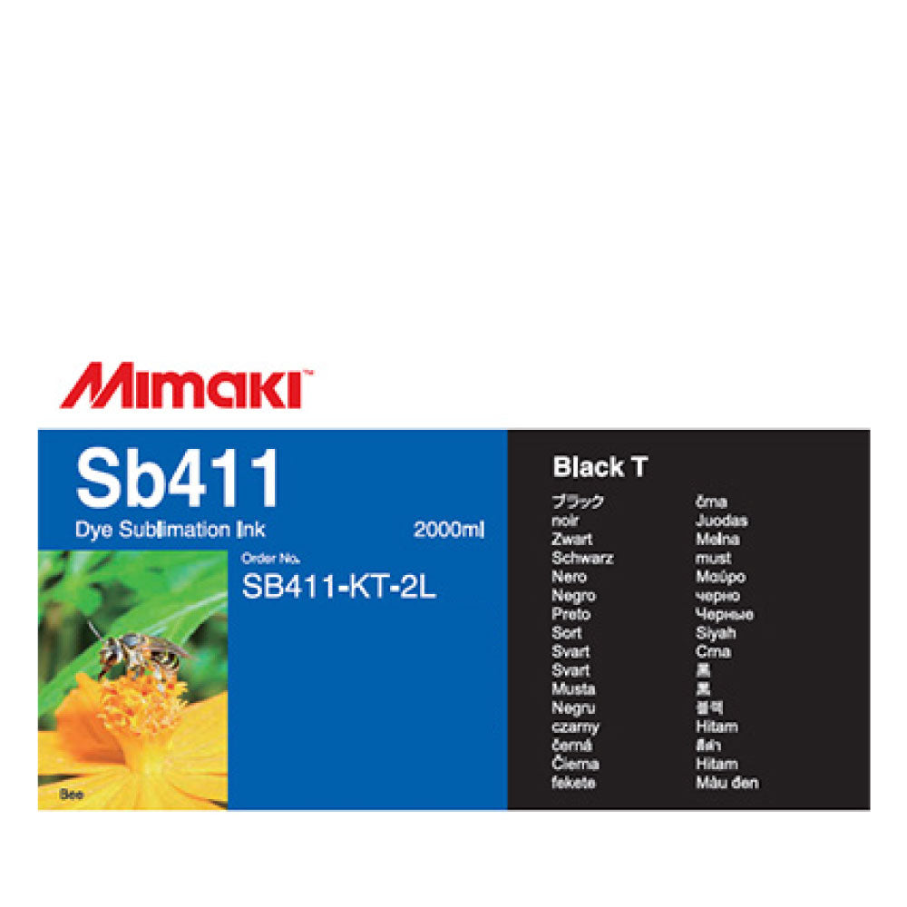 Dye Ink Output Mimaki Sb411 Black Dye Sublimation Ink 2L – Your Print Specialists